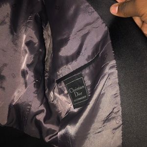 Christian Dior MENS Black Tuxedo TailCoat